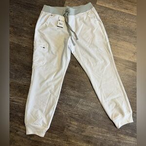 Figs white scrub pant.